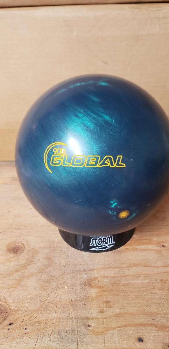 900 GLOBAL WOLVERINE DARK MOSS 15 POUND BOWLING BALL SYMMETRIC
