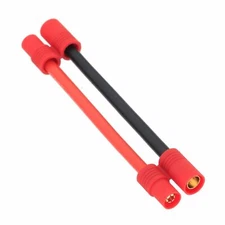 HXT 6mm Male to Male cable 10AWG 10CM Extension wire For RC Airsoft Battery