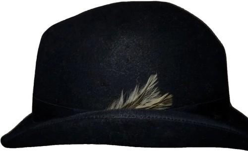 Bergdorf Goodman Vintage Burgundy Velvet Hat Bergdorf Goodman Vintage Burgundy Velvet Derby Hat Small  main image 2