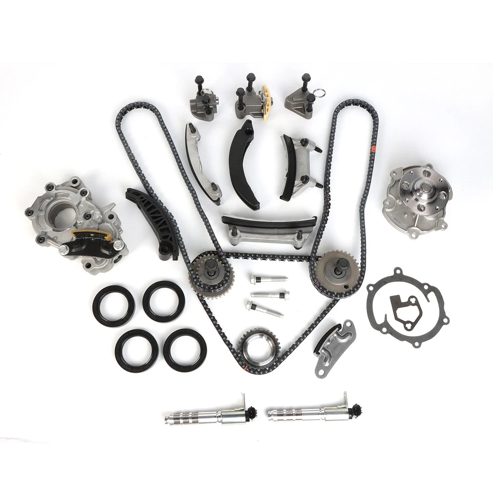 Kit de cadena de distribución bomba de aceite y agua solenoide VTC para 07-2016 Cadillac Suzuki 3,6 L Foto 3 de 4