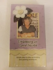 Embossing With Lorie Jacobs VHS Video Cassette Brand New Factory Sealed