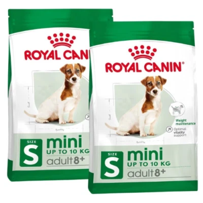 2x8 kg ROYAL CANIN Mini Adult 8+ Trockenfutter für Senior ältere kleine Hunde