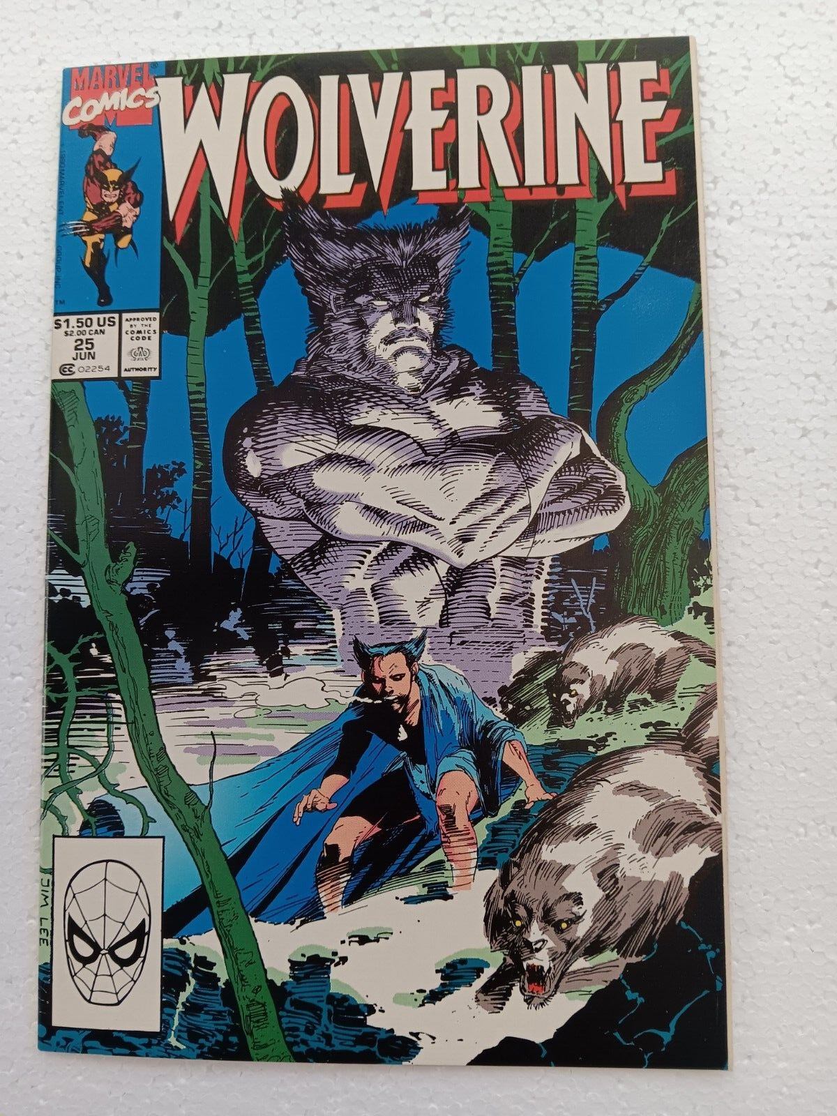 WOLVERINE Comic Book Number 25 (Marvel June 1990) 9.8 VERY NICE!