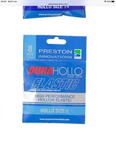 PRESTON INNOVATIONS DURA HOLLO ELASTIC 3m - HOLLOW POLE FISHING ELASTIC