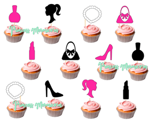 barbie cupcake topper