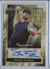 2024 Leaf Metal Signature Series Shane Bieber Super Prismatic Gold Auto 1/1
