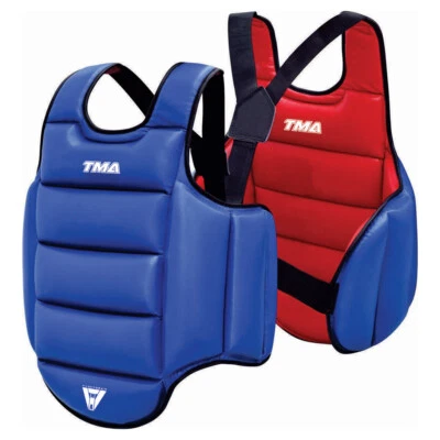 TMA Adult Boxing Protector Chest Guard MMA Body Armour Training Kickboxing Sport