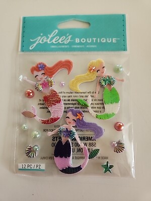 Jolees Boutique MERMAIDS Scrapbooking stickers 