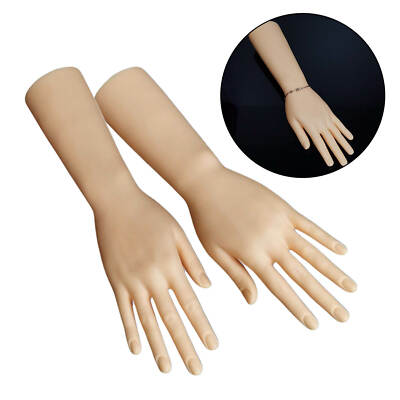 Robuste Schaufensterpuppe Handständer Armband Handschuh Uhr Display Ständer Hautfarbe