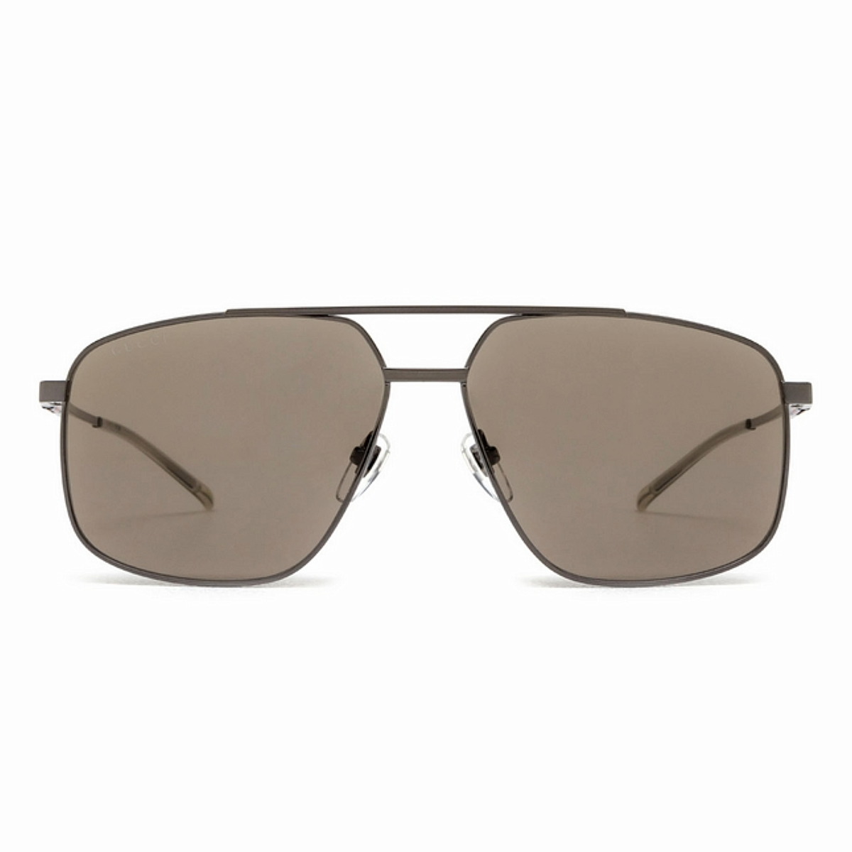 GUCCI Men's GG1676S-003 Silver / Brown Tinted Sunglasses | eBay