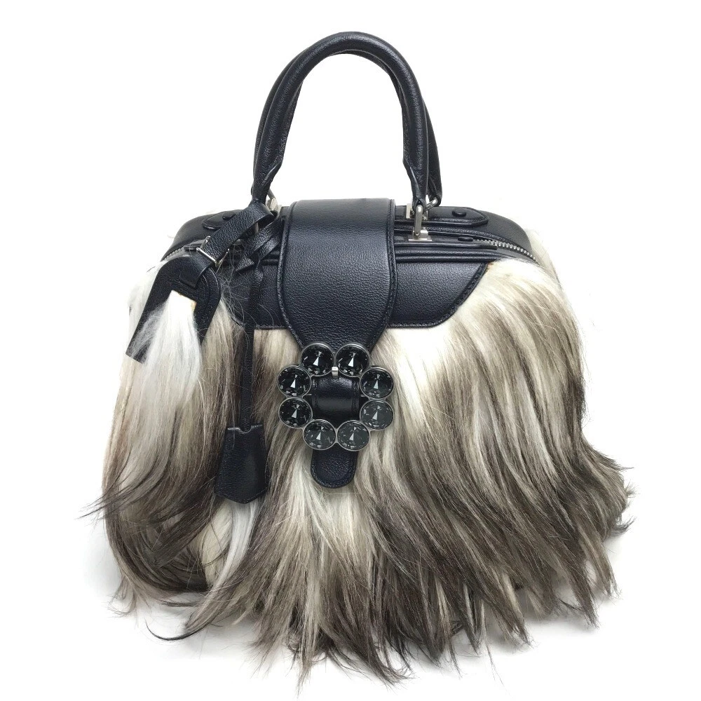 louis vuitton fur handbag