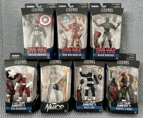 MARVEL LEGENDS HOMBRE GIGANTE BAF AVENGERS CPT AMERICA PANTERA NEGRA IRON MANOR