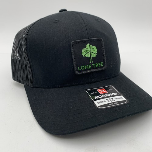 Lone Tree Wind Turbine Farm Trucker Mütze schwarz Patch Mütze Snapback