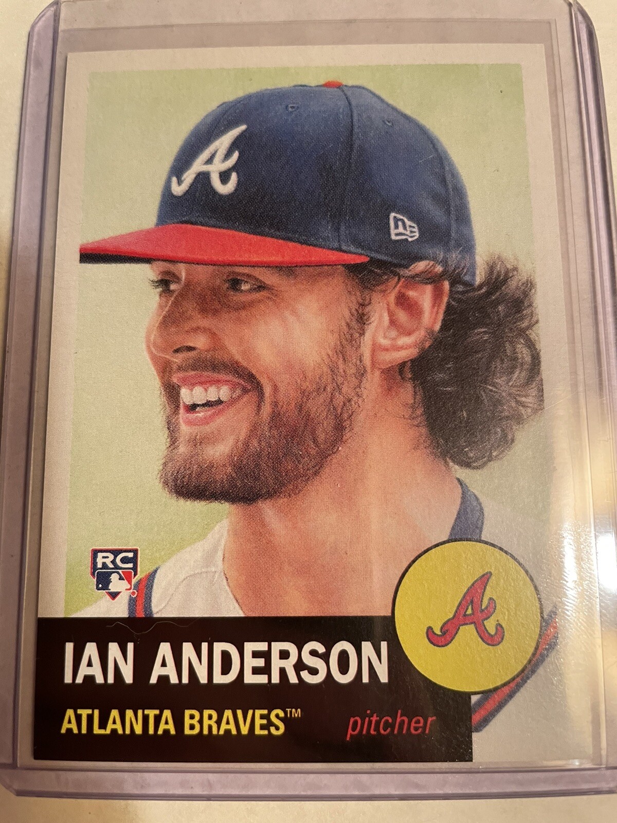 2021 Ian Anderson Topps Living Set #389 MINT RC Braves Baseball Card PR:2808