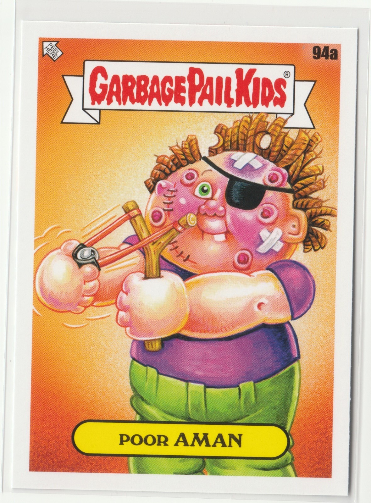 Poor Aman #94a Garbage Pail Kids GPK 2024 Kids At Play KAP Series Card