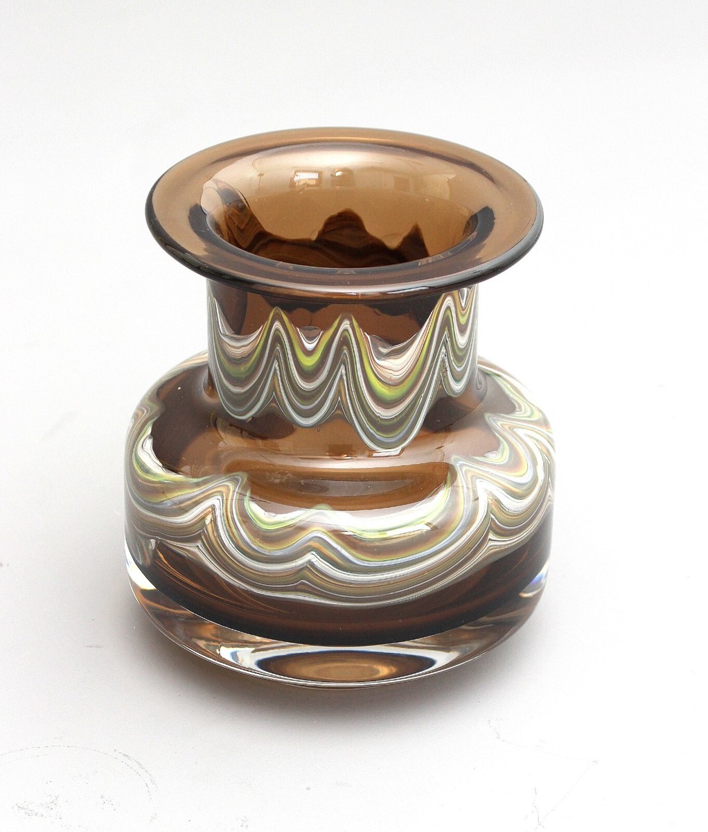 Glas Vase Höhe ca. 15 cm vermitlich Schott Zwiesel # 3435