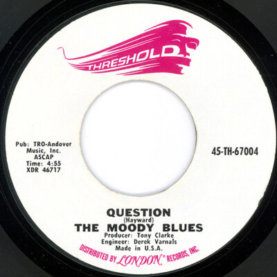 7'', Single, Pit The Moody Blues - Question