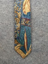 Langston Courte Tie Mens Multicolor Woven Silk Necktie 58 inch USA Made