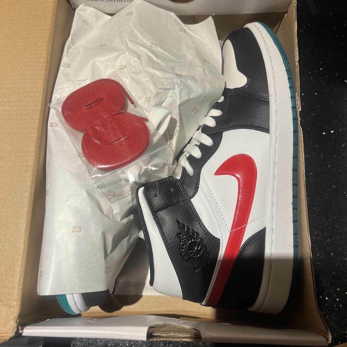 Size 10.5 - Jordan 1 Mid Multicolored Swoosh | eBay