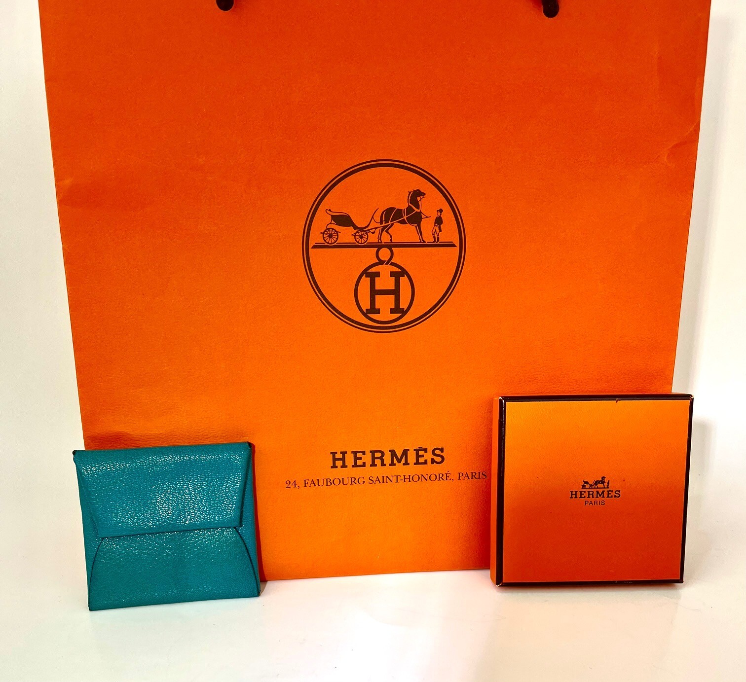 Hermès Purse Chevre Mysore Bastia Verso Coin Purse Mi… Gem