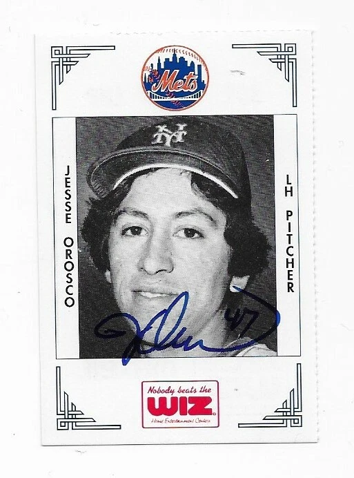 1991 NY Mets Autographed Wiz Baseball Cards. You pick! - Image 4 of 4