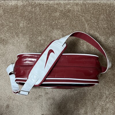 Rare Vintage 90s Nike Sample Patent Leather Messenger Bag Rare Vintage 90s Nike Sample Patent Leather Messenger Bag
