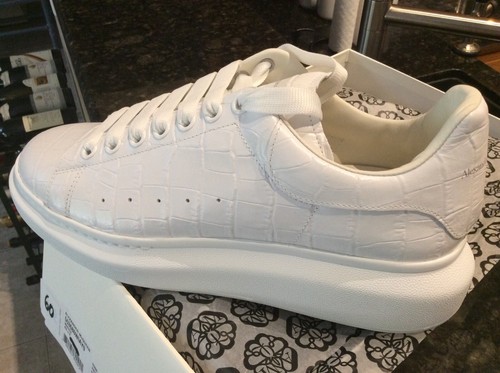 Alexander McQueen sneakers white Crocco 