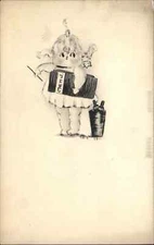New York City Fleischmann's Restaurant Advertising 42nd St. Little Girl Comic PC