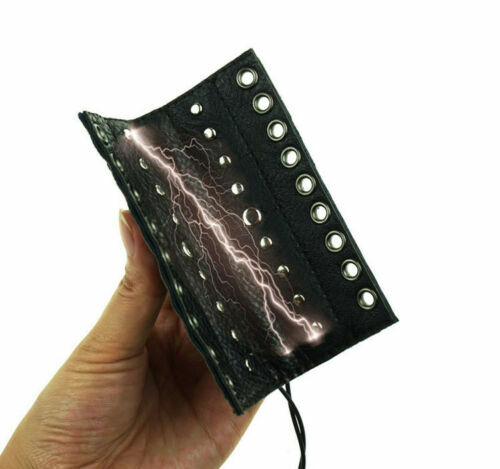 Electric PU Leather Sleeves + Cable E-Stim accessory - Picture 5 of 7