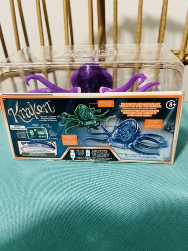 Criatura a control remoto HEXBUG Kraken 8 patas espeluznante rastreador púrpura - NUEVO - Imagen 4 de 4