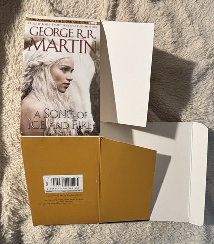 GEORGE R.R. MARTIN "A Song Of Ice and Fire" incl. "GAME OF THRONES" 4 BOOKS/case - Picture 13 of 17