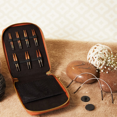 KnitPro Ginger Knitting Pins: Interchangeable: Mini: Set Sewing Craft Tool Hobby