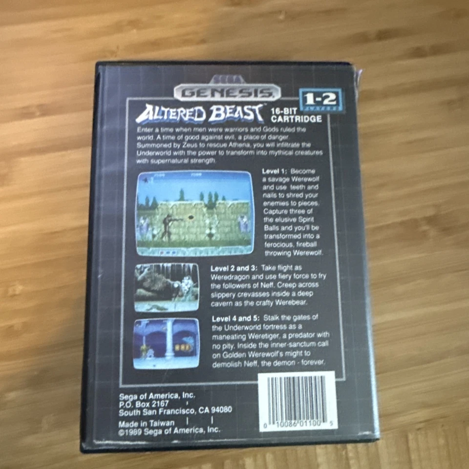 Altered Beast (Sega Genesis, 1989) Foto 3 de 3