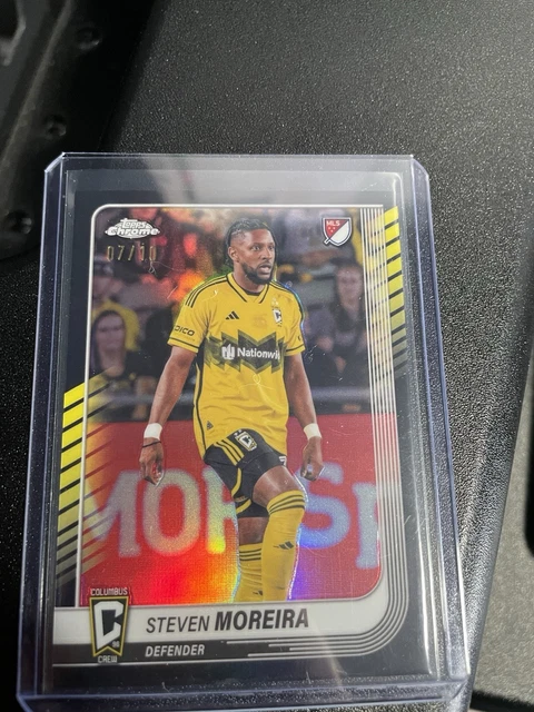 2025 Topps MLS Chrome Steven Moreira Black Refractor /10