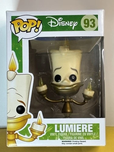 Lumiere Funko Pop 93 Disney Beauty And The Beast Candle Vaulted