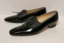 Silvia Fiorentina Women's Patent Leather Pumps Black Size 8 M
