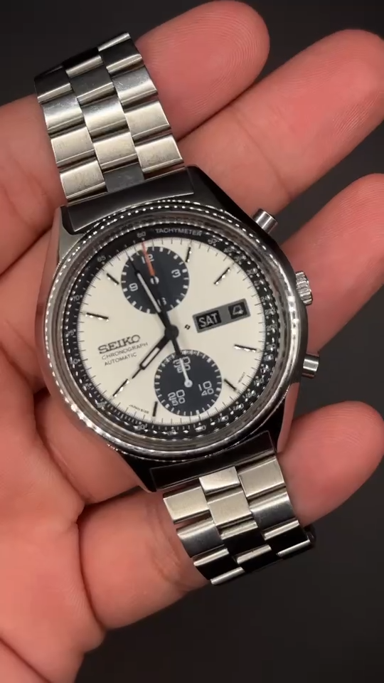 【希少】SEIKO6138-8020　パンダ 自動巻 October 1975 Seiko (Japan) Ref. 6138-8020 Panda Automatic