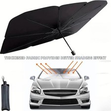 Car Windshield Sunshade Umbrella, Front Window UV Reflector, Foldable Sun Visor