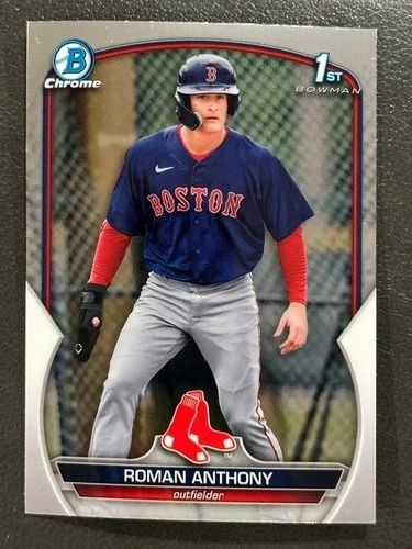 Roman Anthony 2023 1st Bowman Chrome  Rookie Card RC #BCP-71 Red Sox