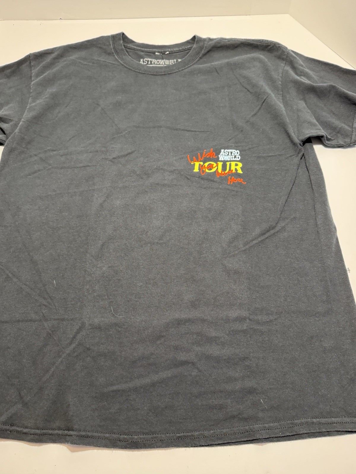 Travis Scott Astro World ‘Wish You Were Here’ Tee Size Medium New W/O Tags