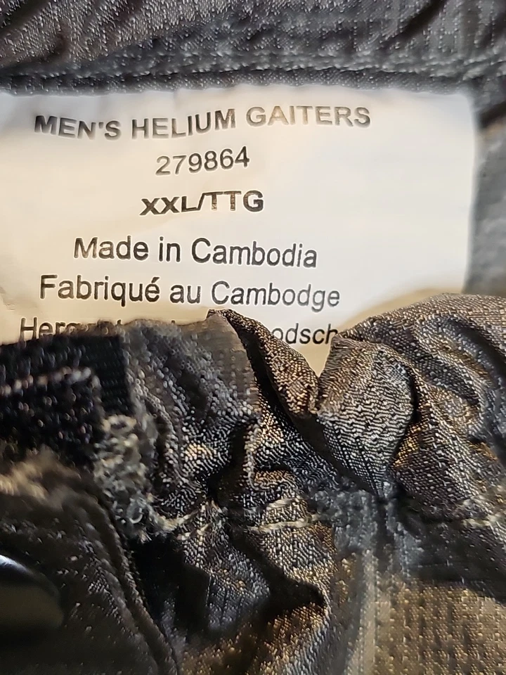 Polainas para hombre Outdoor Research helio XXL gris/azul diamante fusible Foto 3 de 4