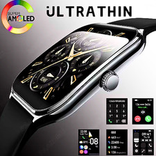 Ultra Thin Smart Watch 1.96" AMOLED HD Display 360×360 Always