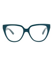 Balenciaga Womens Cat Eye Blue Blue Transparent Fashion Designer Eyewear