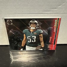 Panini 2025 Photogenic Zack Baun Red Parallel /125 #106 Philadelphia Eagles