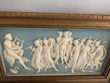 The Dance of the Muses on Helicon Apollo Nine Muses & Three Graces Relief Plaque
