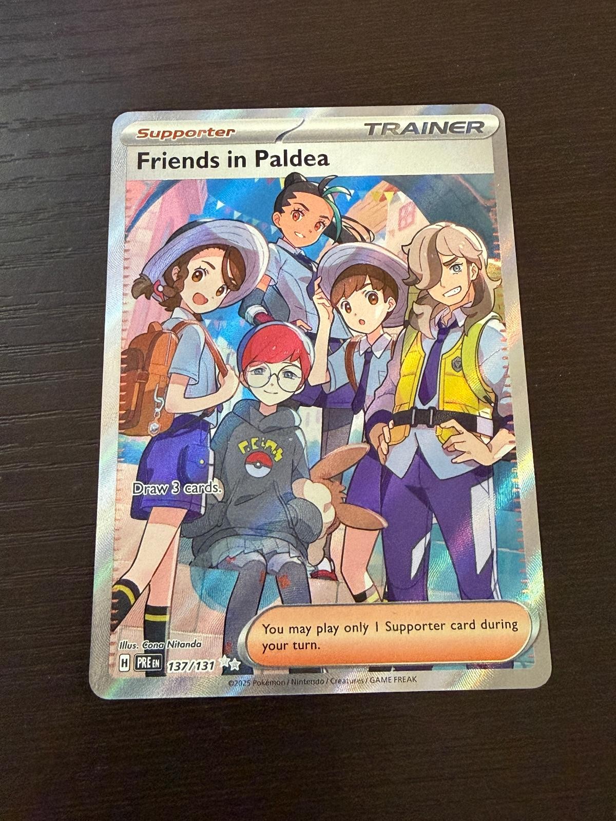 Friends in Paldea 137/131 Ultra Rare Prismatic Evolutions Pokemon Holo Near Mint