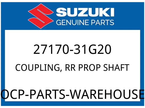 COUPLING, RR PROP SHAFT