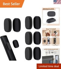 No-Drill Magnetic Remote Control Holders - 4 Pack for Effortless Convenience