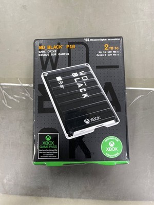 Western Digital BLACK P10 Game Drive for Xbox 2TB External USB 3.2 Gen 1 Portabl