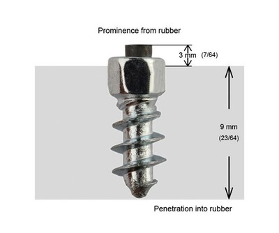 IGRIP ST-1124 11mm Standard Screw Studs Qty 24